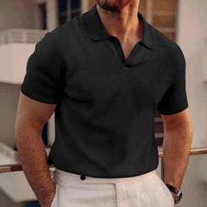 Classic Black Polo Shirt for Men